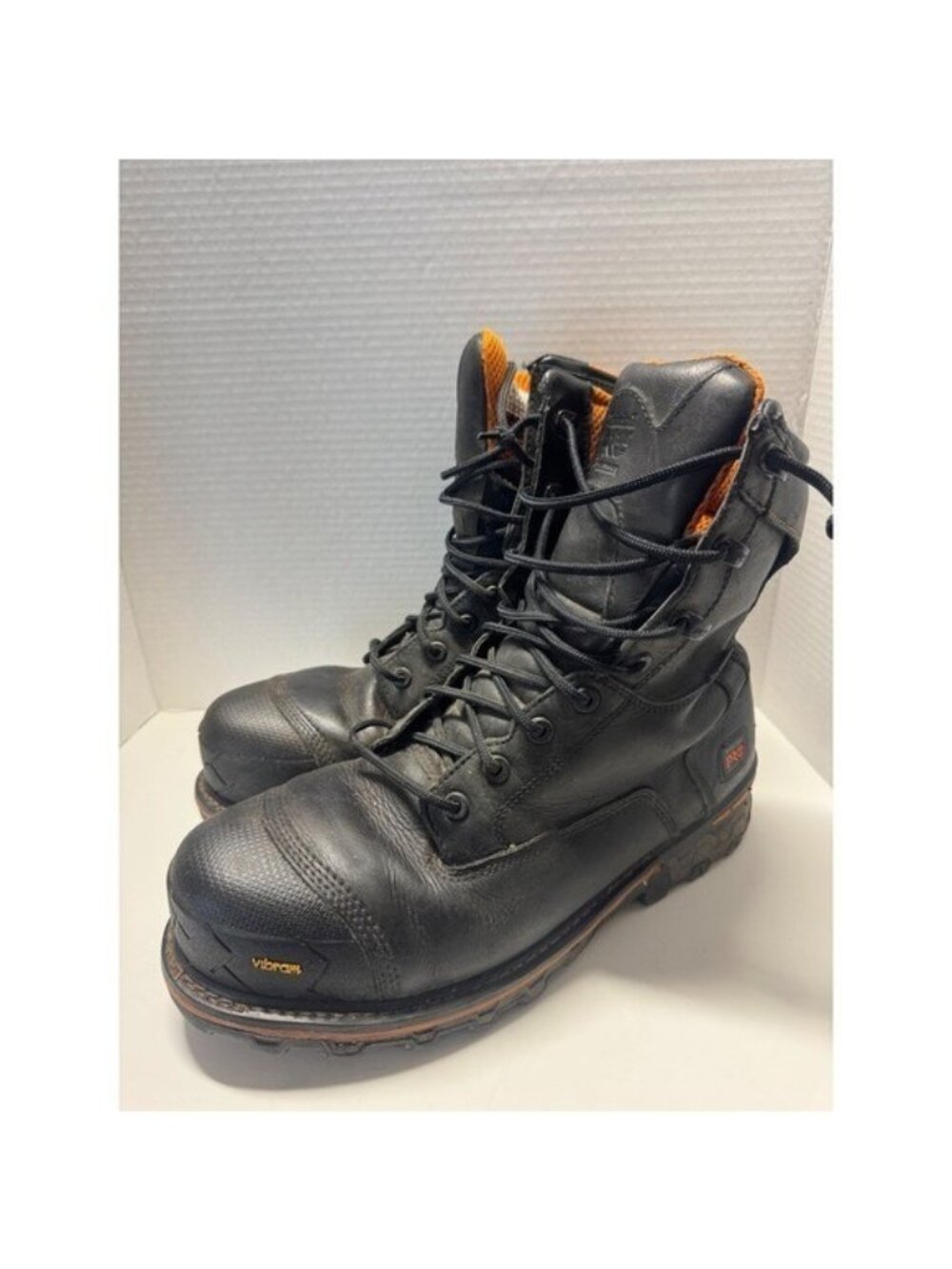 Timberland PRO Boondock 8in Waterproof Insulated Work Boots Black 89645 Mens 12W